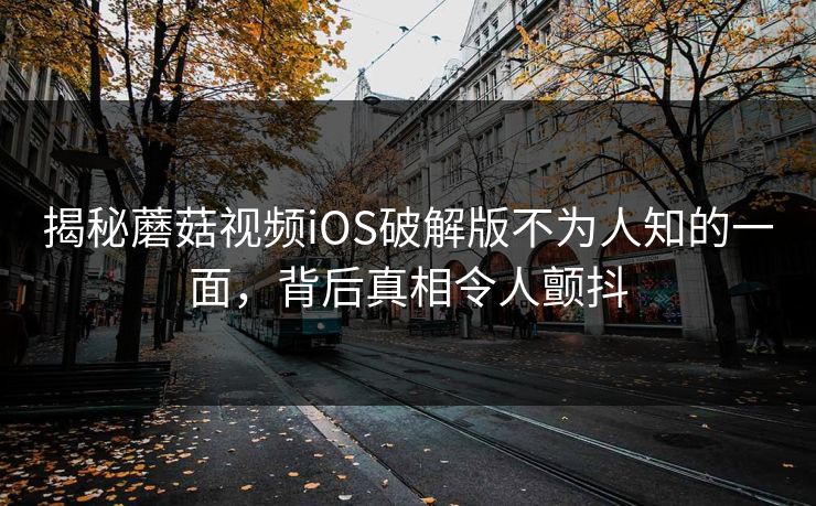 揭秘蘑菇视频iOS破解版不为人知的一面，背后真相令人颤抖