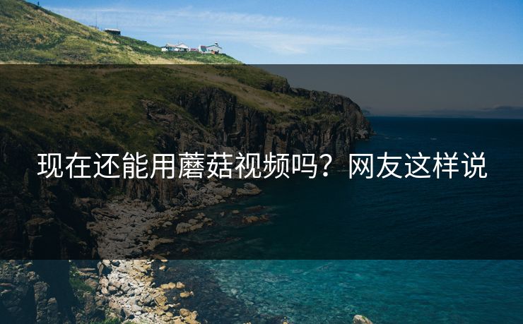 现在还能用蘑菇视频吗？网友这样说